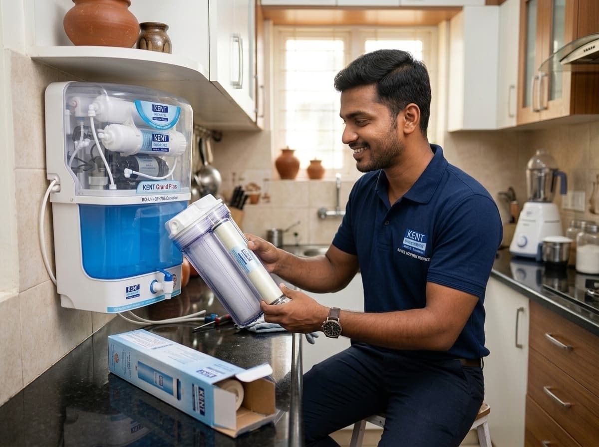 Kent Authentic RO Membrane Replacement (100 GPD / 75 GPD) Kent technician in Pammal